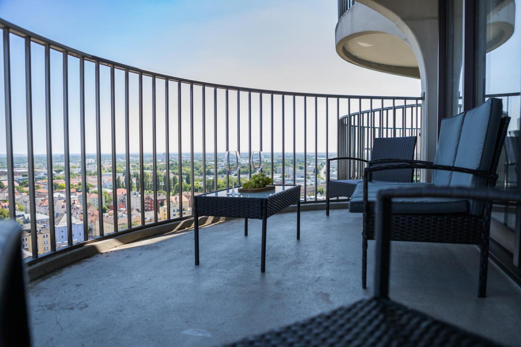 Fresh Apartment - 20Th Floor - Netflix - Center 奥格斯堡 外观 照片